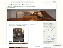 Tablet Screenshot of myphiladelphiarealestate.com